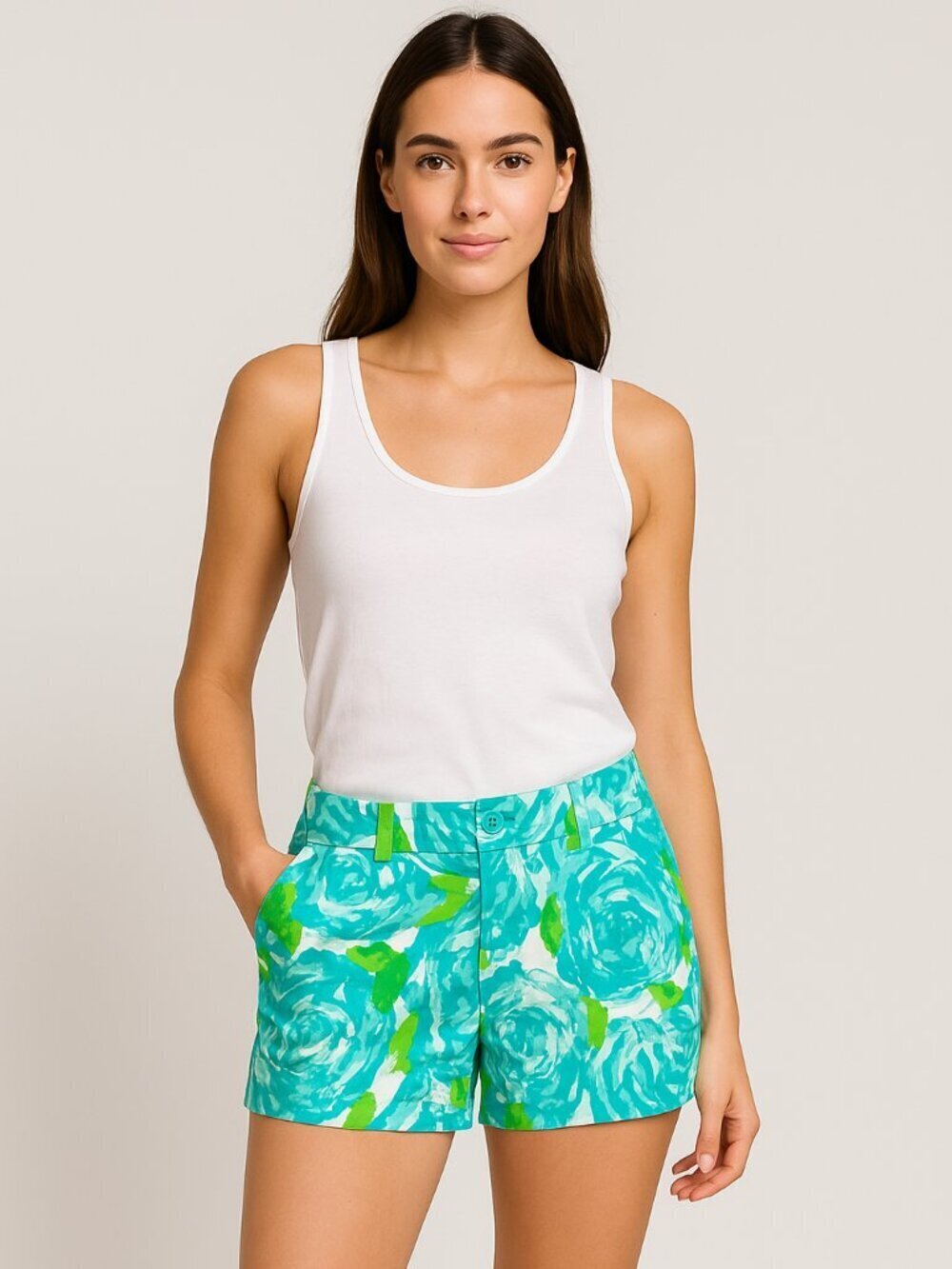 Lilly Pulitzer Callahan Shorts 00 Poolside Blue First Impression